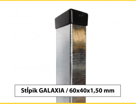 Słupek GALAXIA 60x40x1,50x1400 z stopą / GNZ