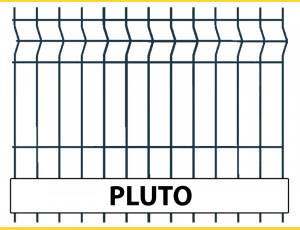 3D Gitterzaun PLUTO 1230x2500 / ZN+PVC7016