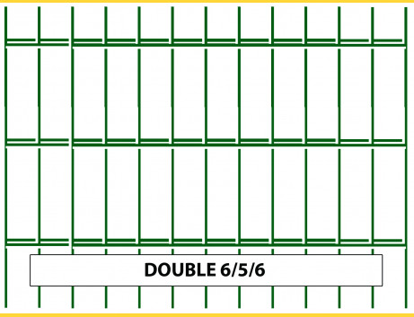 Panel DOUBLE 6/5/6 / 1230x2500 / ZN+PVC6005
