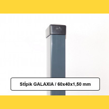 Stĺpik GALAXIA 60x40x1,50x1600 / ZN+PVC7016