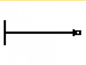 Drilling key for ground screws D60