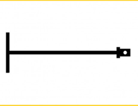 Drilling key for ground screws D60