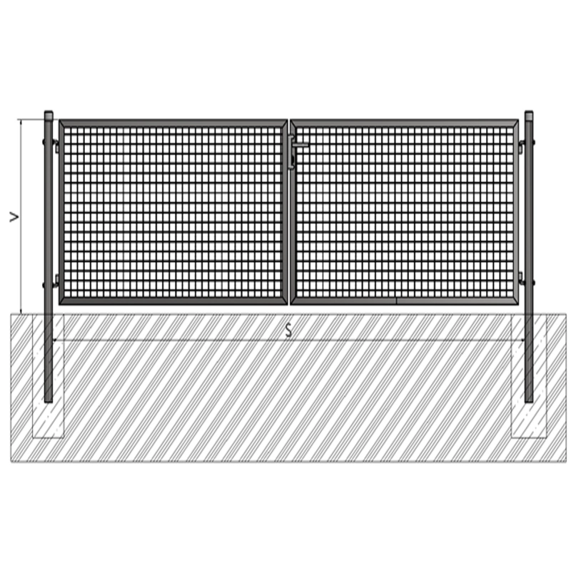 Kapu BD ECO 1000x3600 / ZN+PVC6005