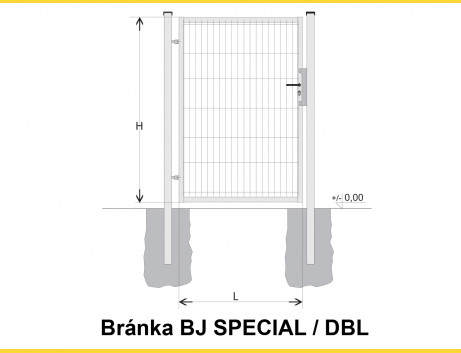 Kiskapu BJ SPECIAL 1200x1000 / DBL / HNZ