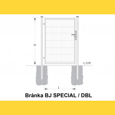 Brána BJ SPECIAL 1700x1000 / DBL / HNZ