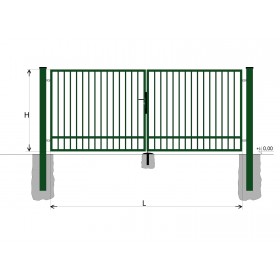 Kapu BD SPECIAL 1500x6000 / TYČ / ZN+PVC6005