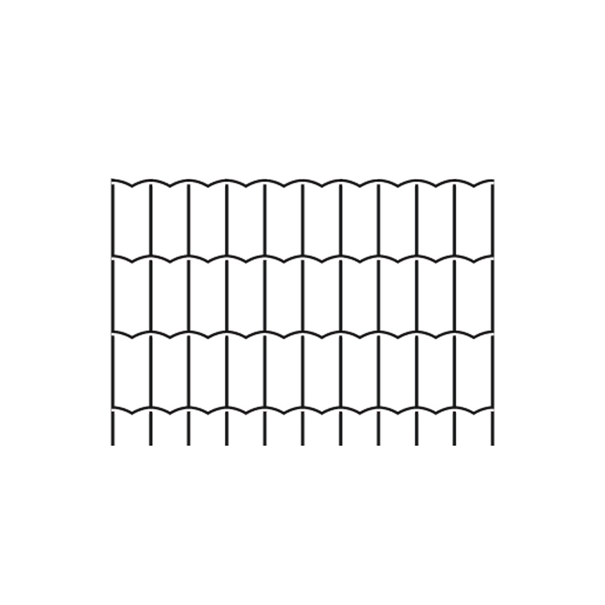 H-PLAST 120cm / 25m / ZN+PVC7016