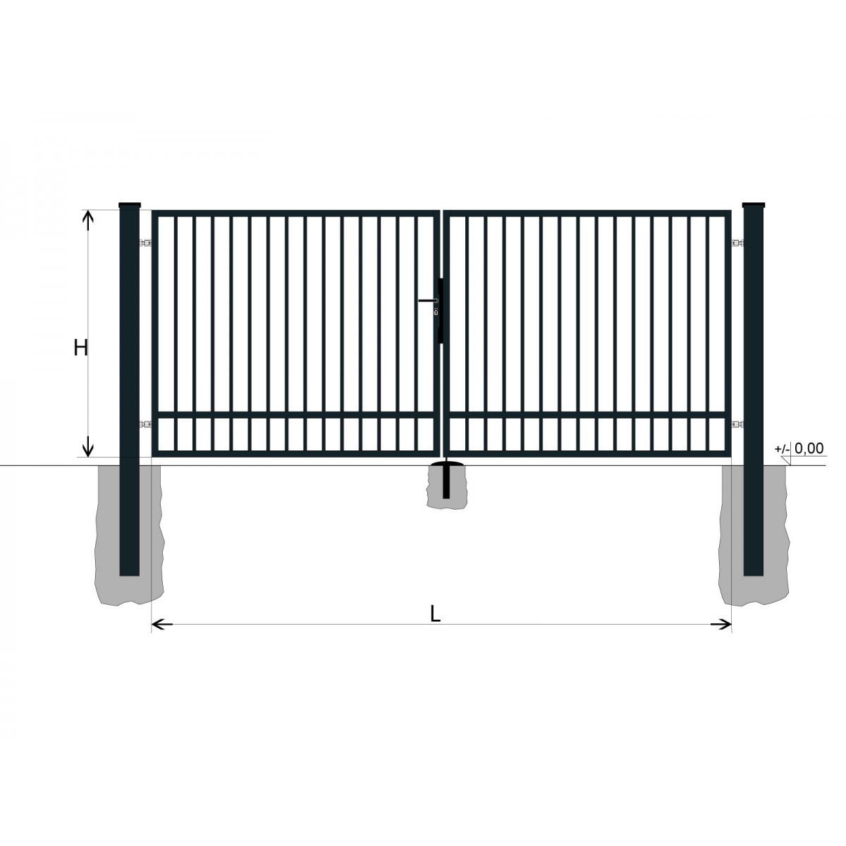 Kapu BD SPECIAL 1600x5000 / TYČ / ZN+PVC7016
