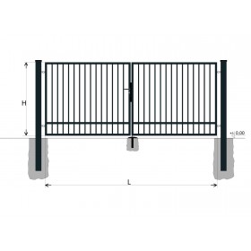 Kapu BD SPECIAL 1800x3250 / TYČ / ZN+PVC7016