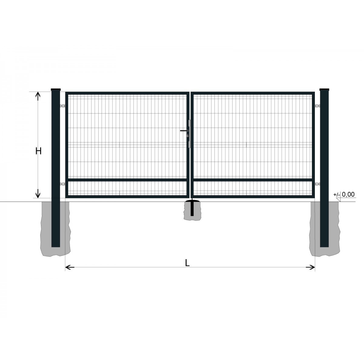 Kapu BD SPECIAL 1300x5500 / GALL / ZN+PVC7016