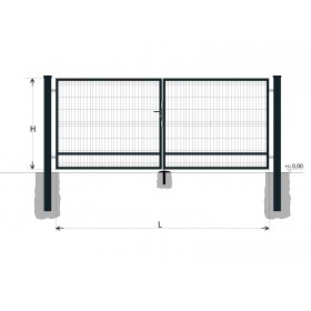 Kapu BD SPECIAL 1600x5750 / GALL / ZN+PVC7016