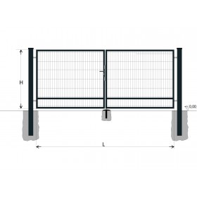 Kapu BD SPECIAL 1500x5250 / DBL / ZN+PVC7016