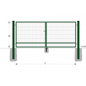 Kapu BD SPECIAL 2000x6000 / DBL / ZN+PVC6005