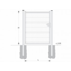 Kiskapu BJ SOLID 1800x1000 / GAL / HNZ