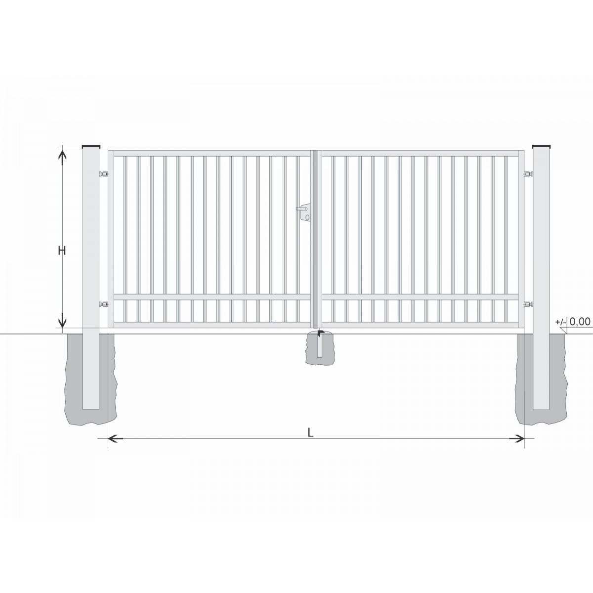 Kapu BD SOLID 1700x6000 / TYČ / HNZ