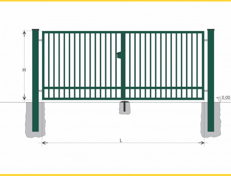 Tor BD SOLID 1300x6000 / TYČ / ZN+PVC6005