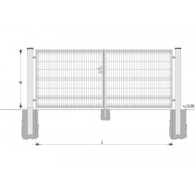 Kapu BD SOLID 1300x9500 / GAL / HNZ