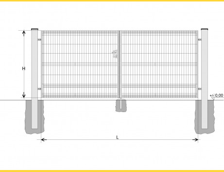 Tor BD SOLID 1400x6750 / GAL / HNZ