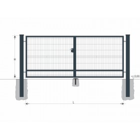 Kapu BD SOLID 1400x6250 / GAL / ZN+PVC7016