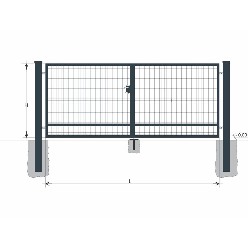Kapu BD SOLID 1900x6000 / GAL / ZN+PVC7016