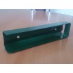 Beton lábazati elem tartó / U/200/50 / egyenes / ZN+PVC6005