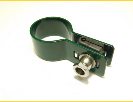 Panel clip for post 60mm / 5mm / ending / ZN+PVC6005