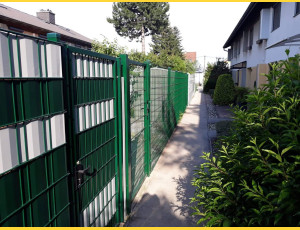 Privacy screen for fence panel PVC BUS. 19cm / 40m / RAL6005