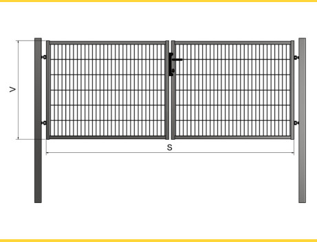 Brána BD UNIVERZAL 1000x4000 / PAN / ZN+PVC7016