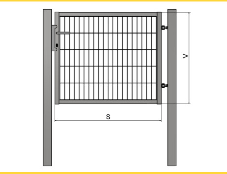 Brána BJ UNIVERZAL 1500x1000 / PAN / ZN+PVC6005