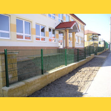 Fence panel DOUBLE 5/4/5 / 1230x2500 / ZN+PVC6005