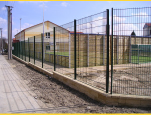 Fence panel DOUBLE 5/4/5 / 0830x2500 / ZN+PVC7016