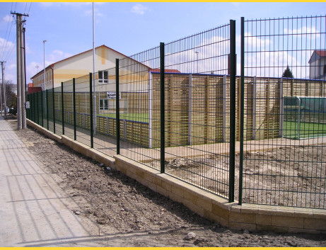 Fence panel DOUBLE 5/4/5 / 2030x2500 / ZN+PVC7016