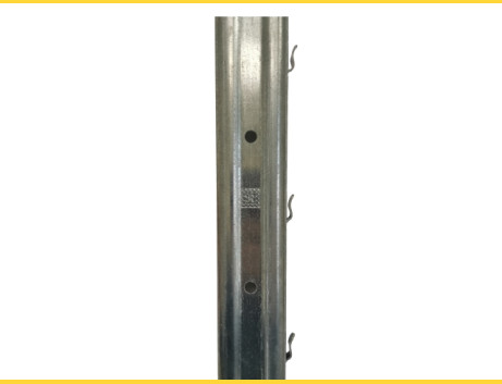 Zaunpfosten PRÉRIA 50x30x1,50x2500 / S250GD+Z275 / ZN