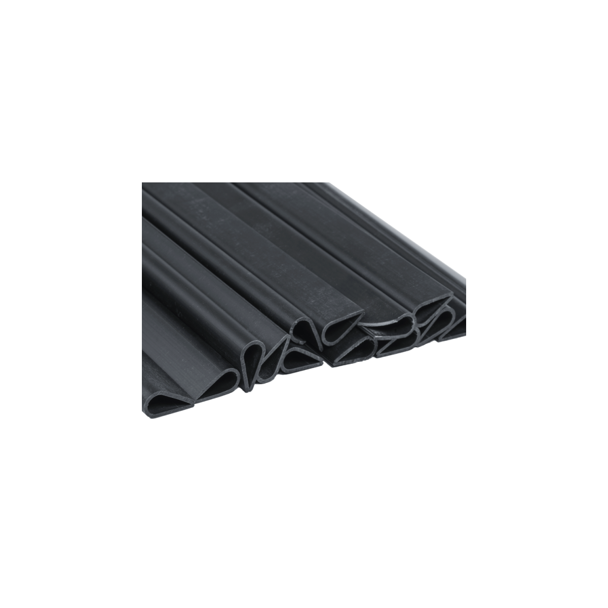 Streifen PVC EXCL. 19cm / 35m + 20 Stk Klemmschienen / RAL7016