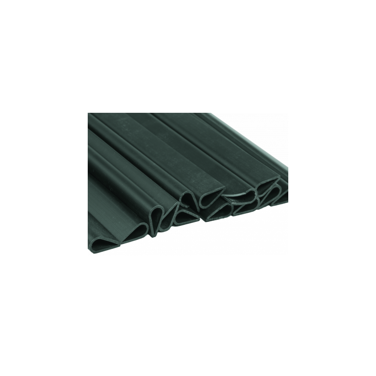 Taśma cieniująca PCV EXCL. 19cm / 35m + 20 szt. klips mocujący / RAL6005