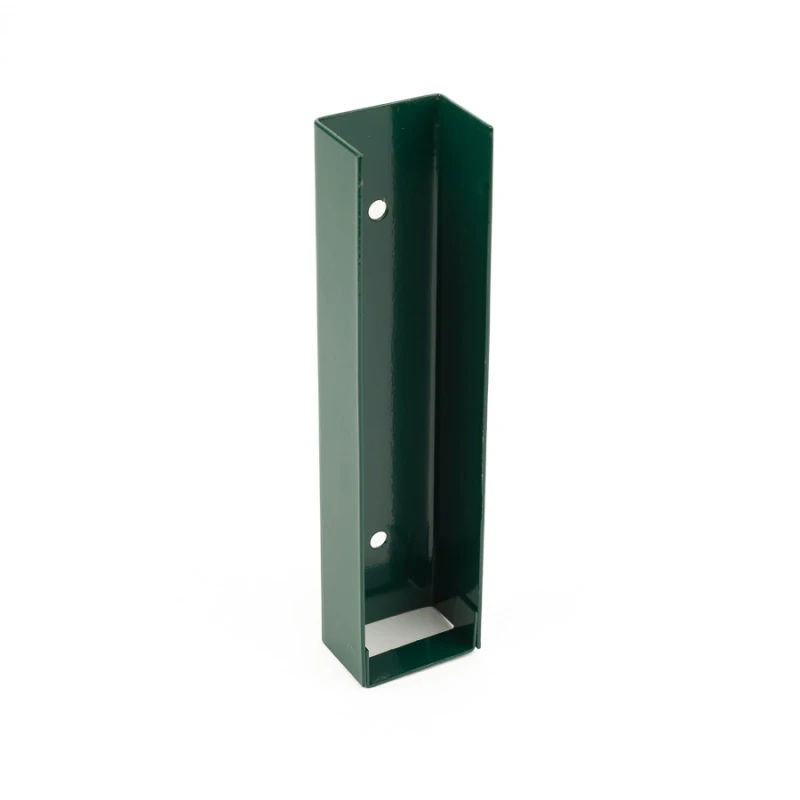 Beton lábazati elem tartó / U/300/50 / egyenes / ZN+PVC6005