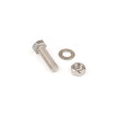 Screw STAINLESS STEEL / M8x30 / complete (screw, nut, washer) / pack of 10