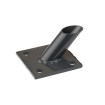 Base plate for brace post 38mm / ZN+PVC7016