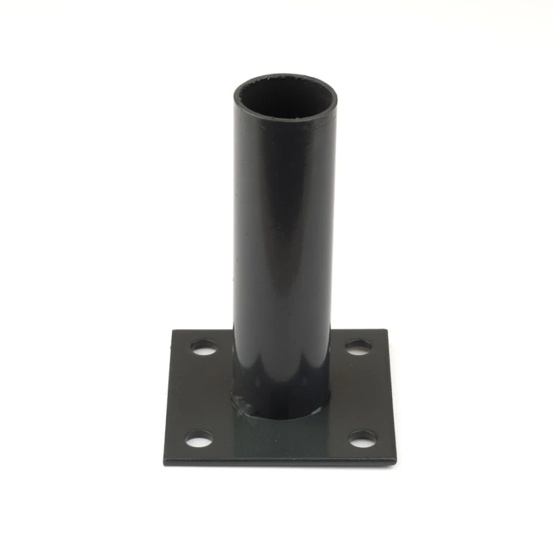 Base plate for post 48mm / ZN+PVC7016