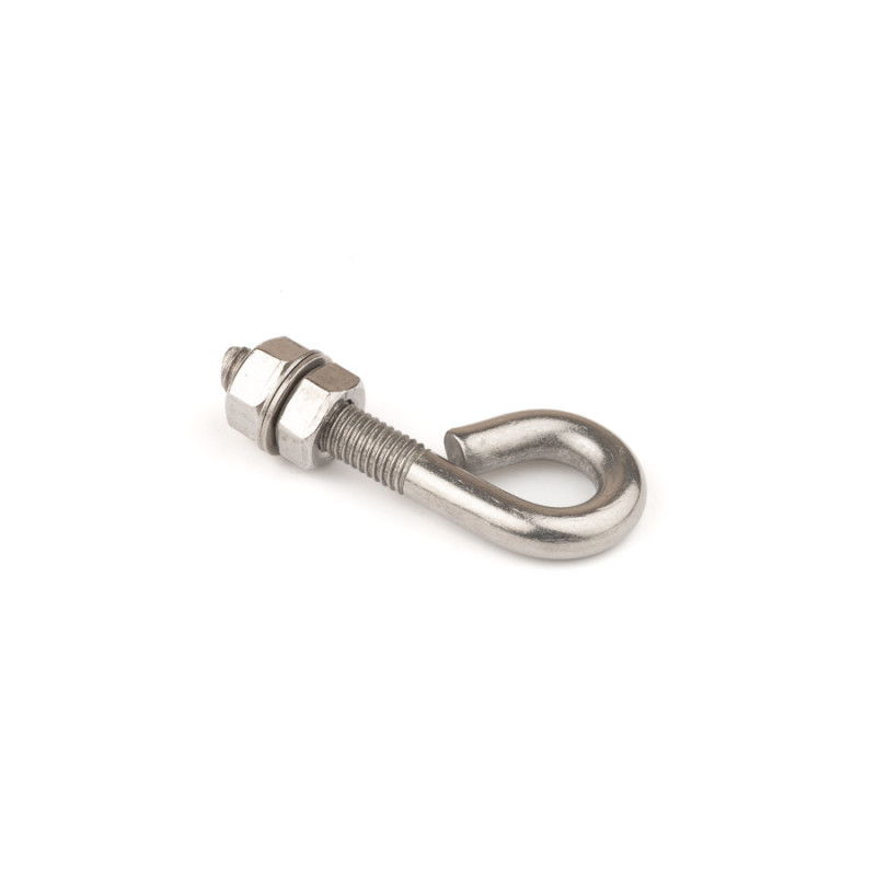 Screw for a tension rod with washer and nut / STAINLESS STEEL / pack. 10 pcs