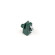 Connecting clip from plastic for tension wire with nail / green / packing 10 pcs