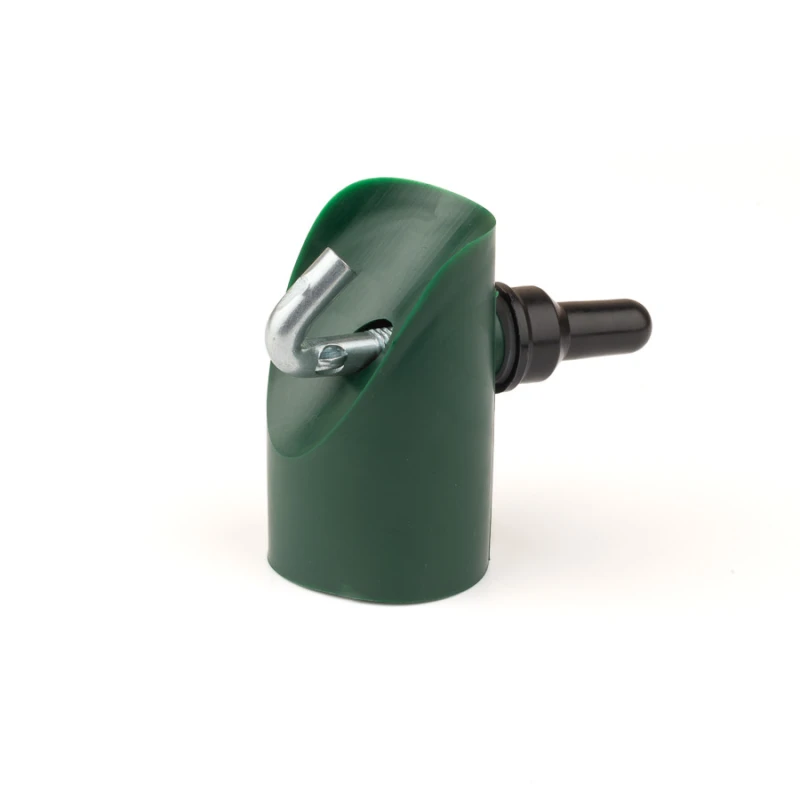 Cap for brace post 38mm / PVC / green / complete