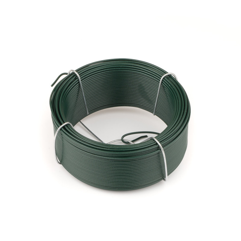 Plastified wire PVC 1,40-1,00 / 50m / ZN+PVC6005