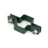 Panel clip for post 60x40mm / 5mm / continuous / ZN+PVC6005