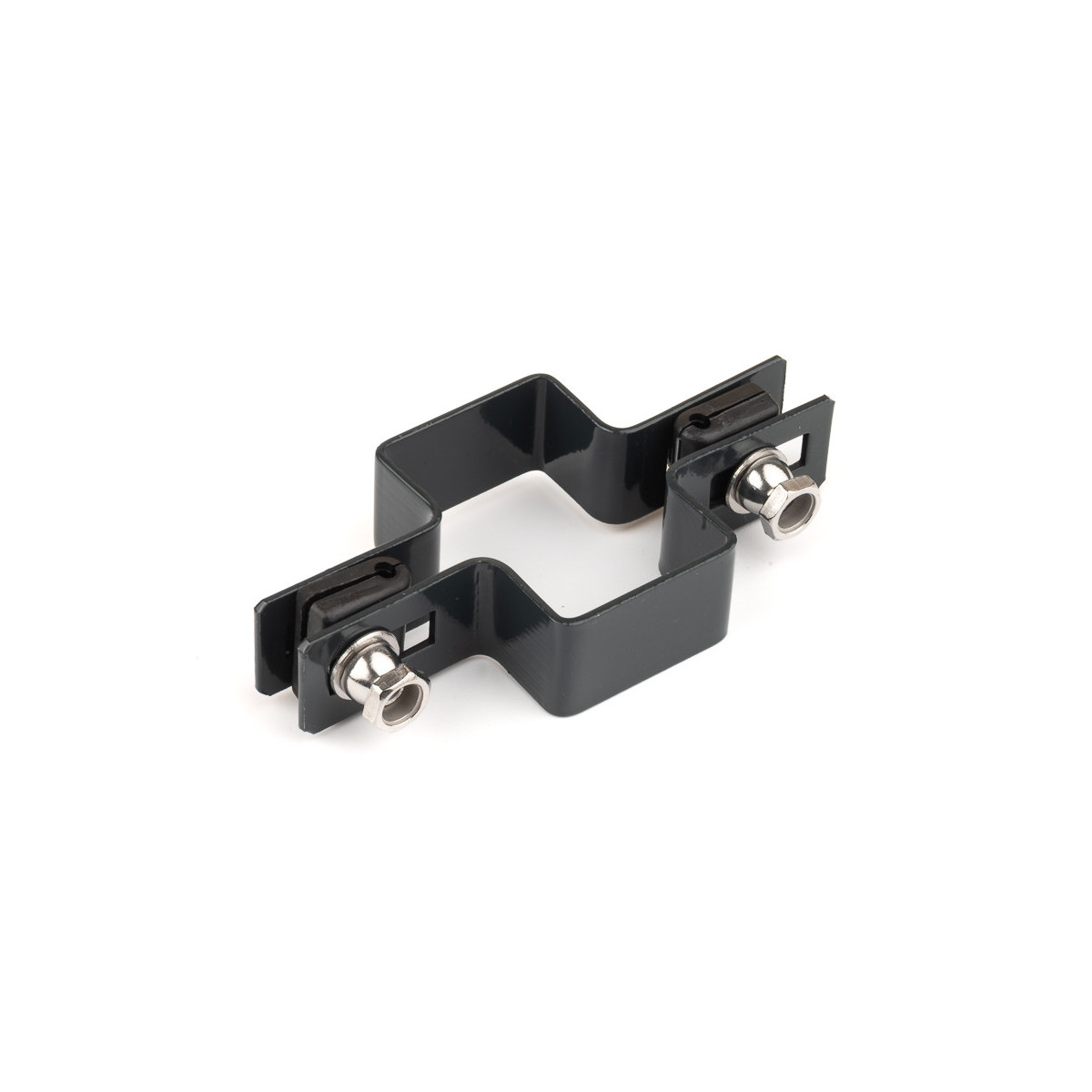 Príchytka panelu na stĺp 60x40mm / 4mm / priebežná / ZN+PVC7016