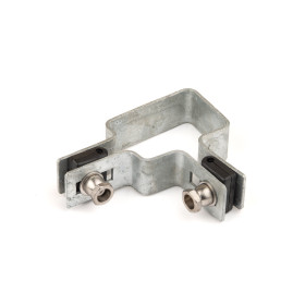 Príchytka panelu na stĺp 60x40mm / 5mm / rohová / HNZ