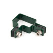 Panel clip for post 60x40mm / 5mm / corner / ZN+PVC6005