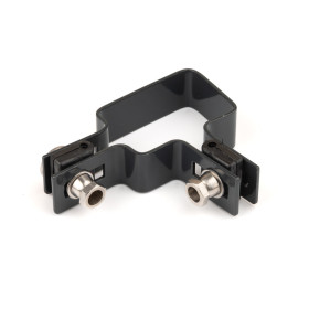 Príchytka panelu na stĺp 60x40mm / 4mm / rohová / ZN+PVC7016