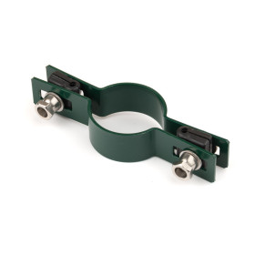 Príchytka panelu na stĺp 48mm / 5mm / priebežná / ZN+PVC6005