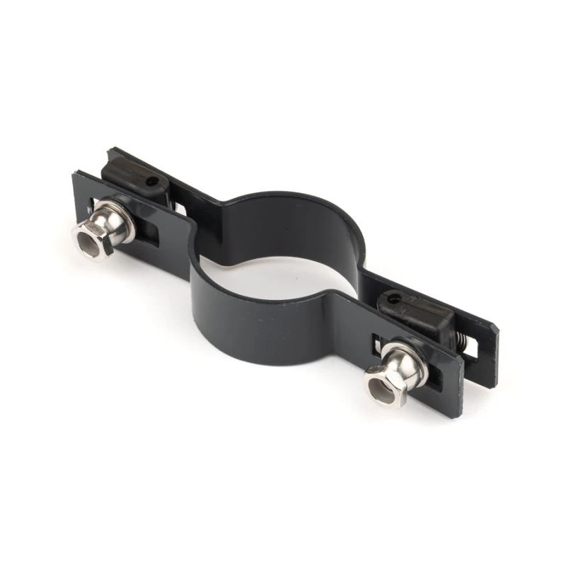 Táblarögzítő bilincs 38mm oszlopra / 5mm / köztes / ZN+PVC7016